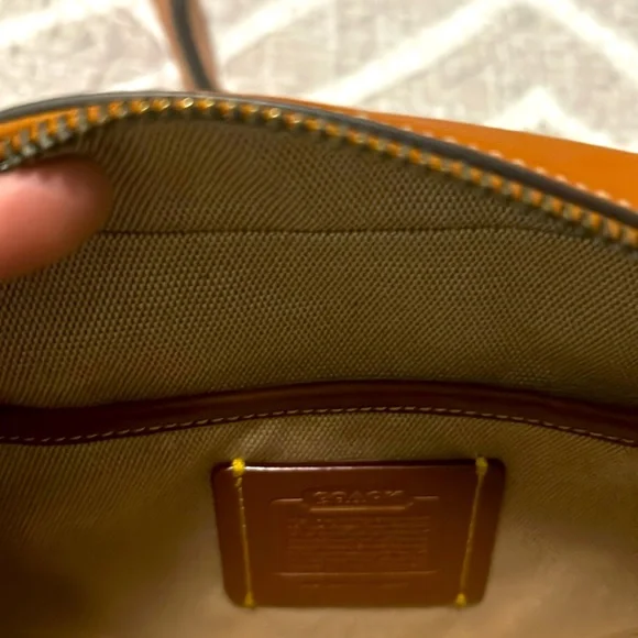 Coach Flight Bag 19 in signature jacquard w varsity patches